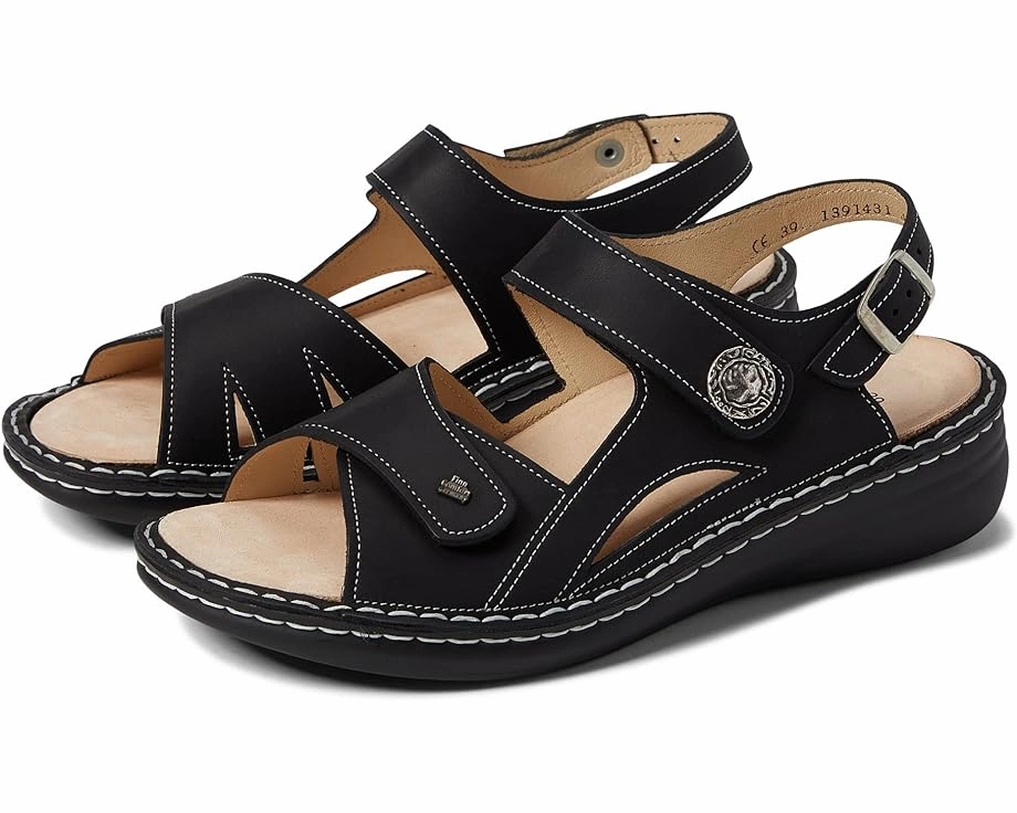 Finn Comfort Women's Barbuda - Black Sirio Dynamic Glow Dream Feel