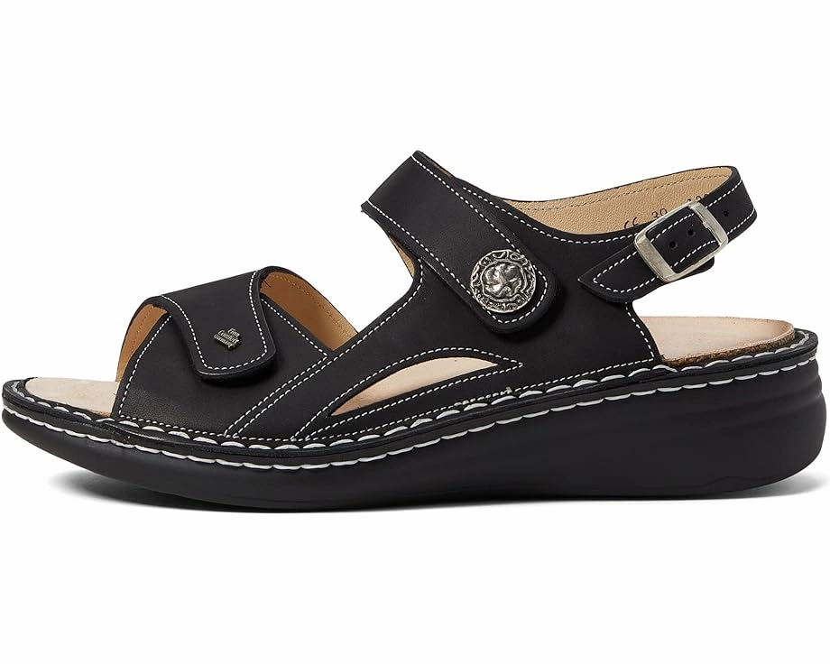 WaterRepellentSurface Finn Comfort Women's Barbuda - Black Sirio