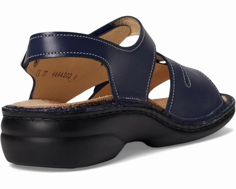Finn Comfort Women's Gomera-S - Blue Sapphire Yuka Spark Soul Sea Fit