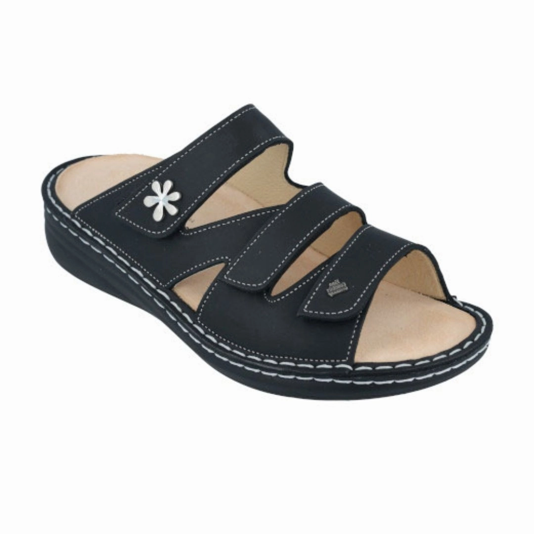 Finn Comfort Women's Grenada - Black Sirio Soft Motion