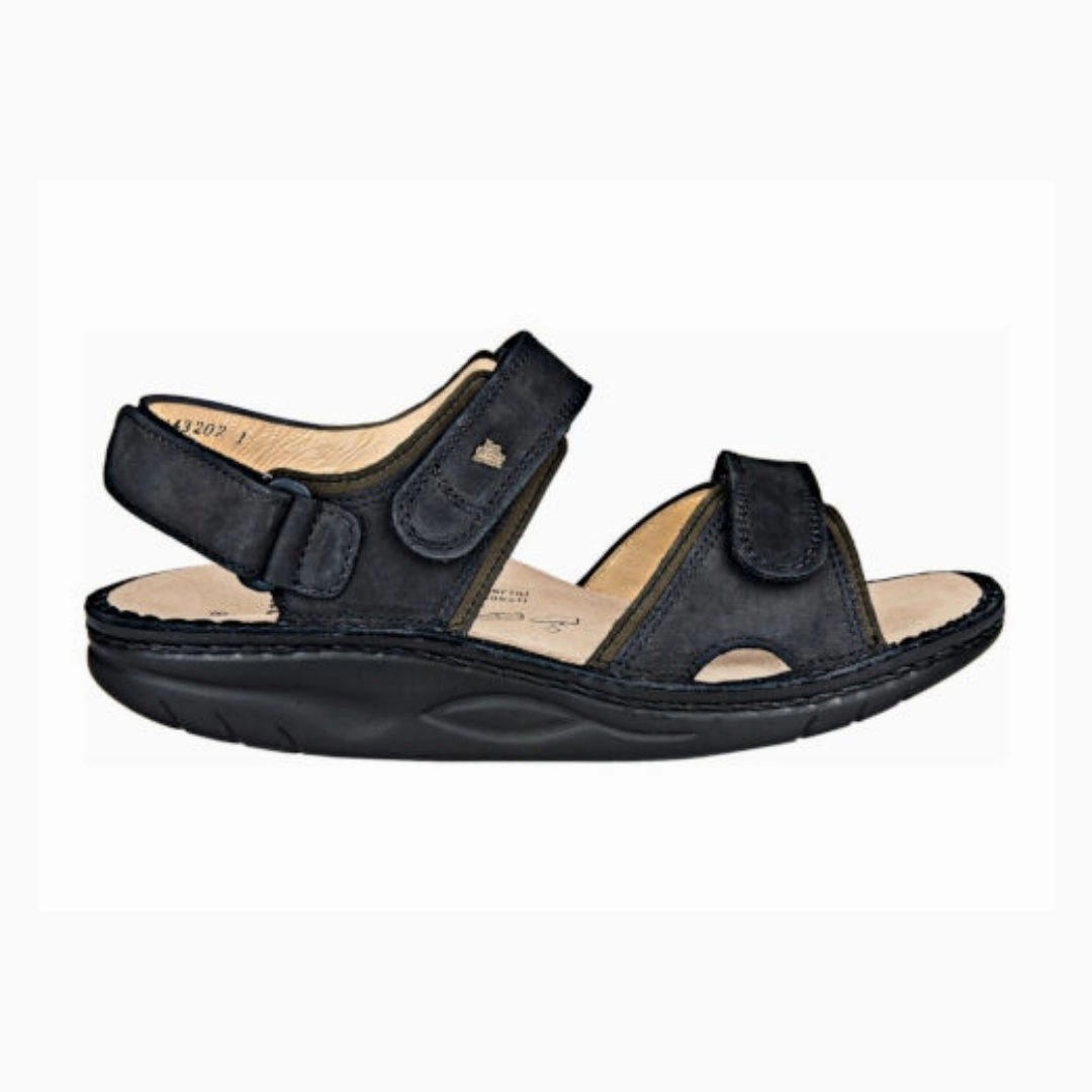 Vented Panels Compression Fit Finn Comfort Women's Yuma - Black/Olive