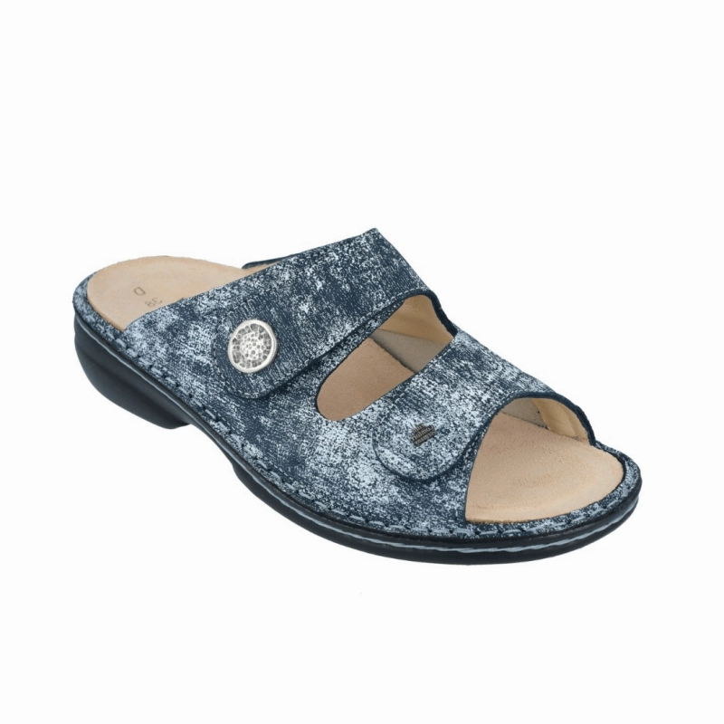 Finn Comfort Women's Zeno - Marine Blue Isotta Next Core NonIrritatingSeams