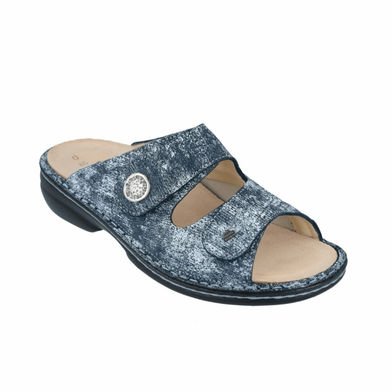 Finn Comfort Women's Zeno - Marine Blue Isotta Vision Glow