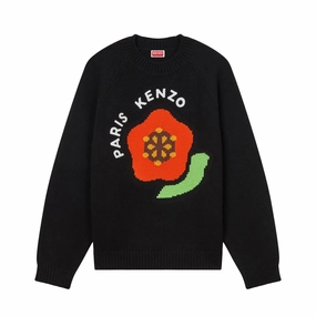 EcoDyeProcess Office Mood Kenzo Pop Jumper 'Black'