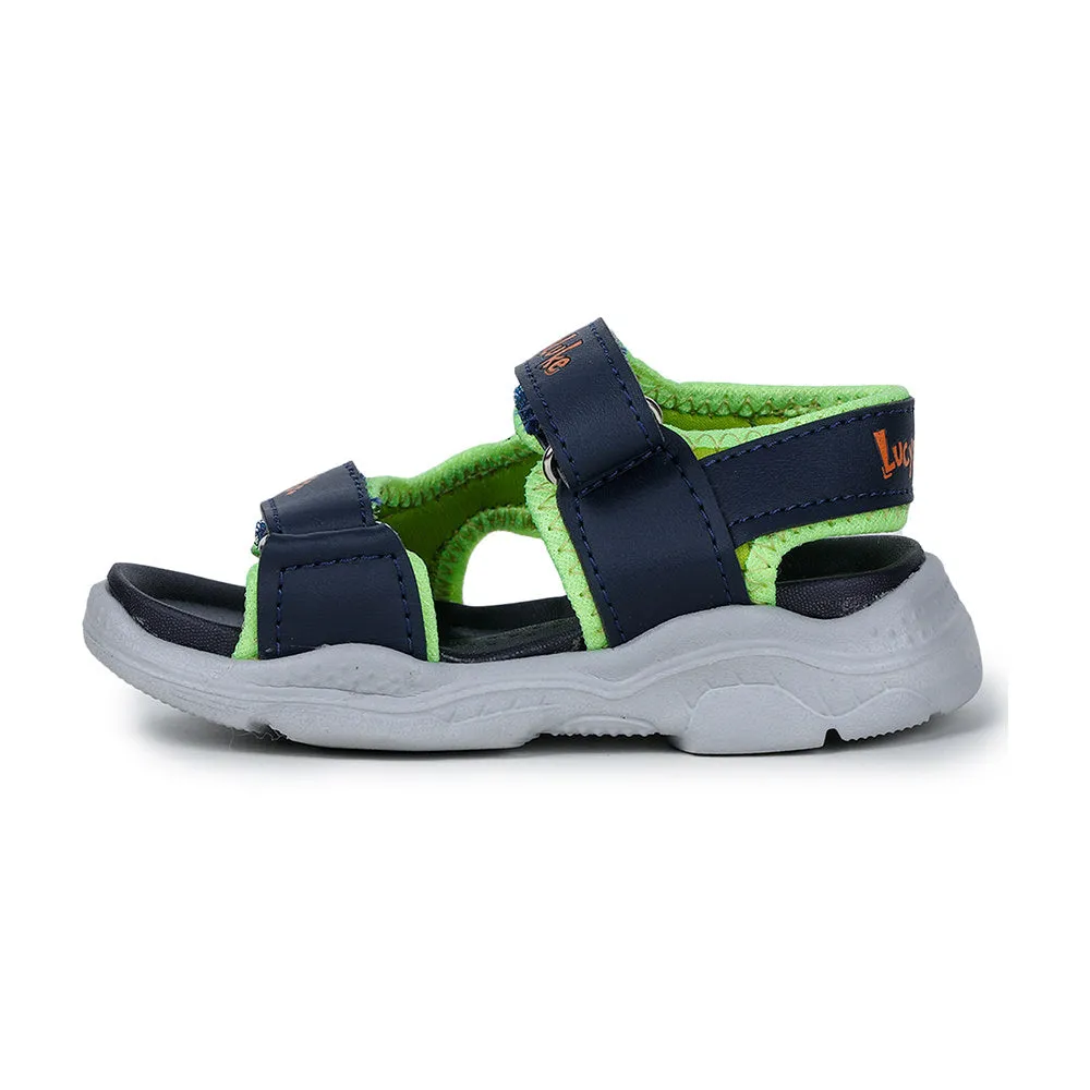 Lucy & Luke (Green) Casual Sandal For Kids RICKY-6 By Liberty Youth runner