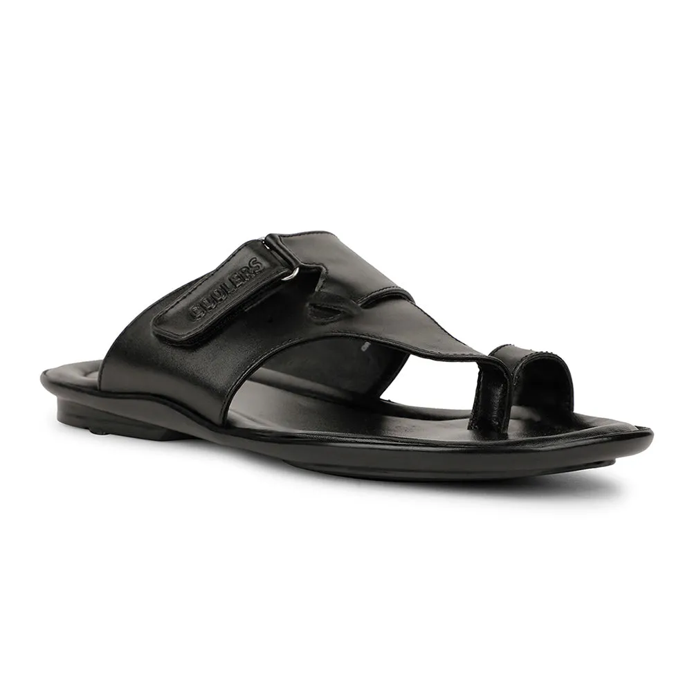 Coolers Casual Black Slipper For Mens ORTIZ-30 By Liberty shock - absorption technology high - visibility - safety shoes