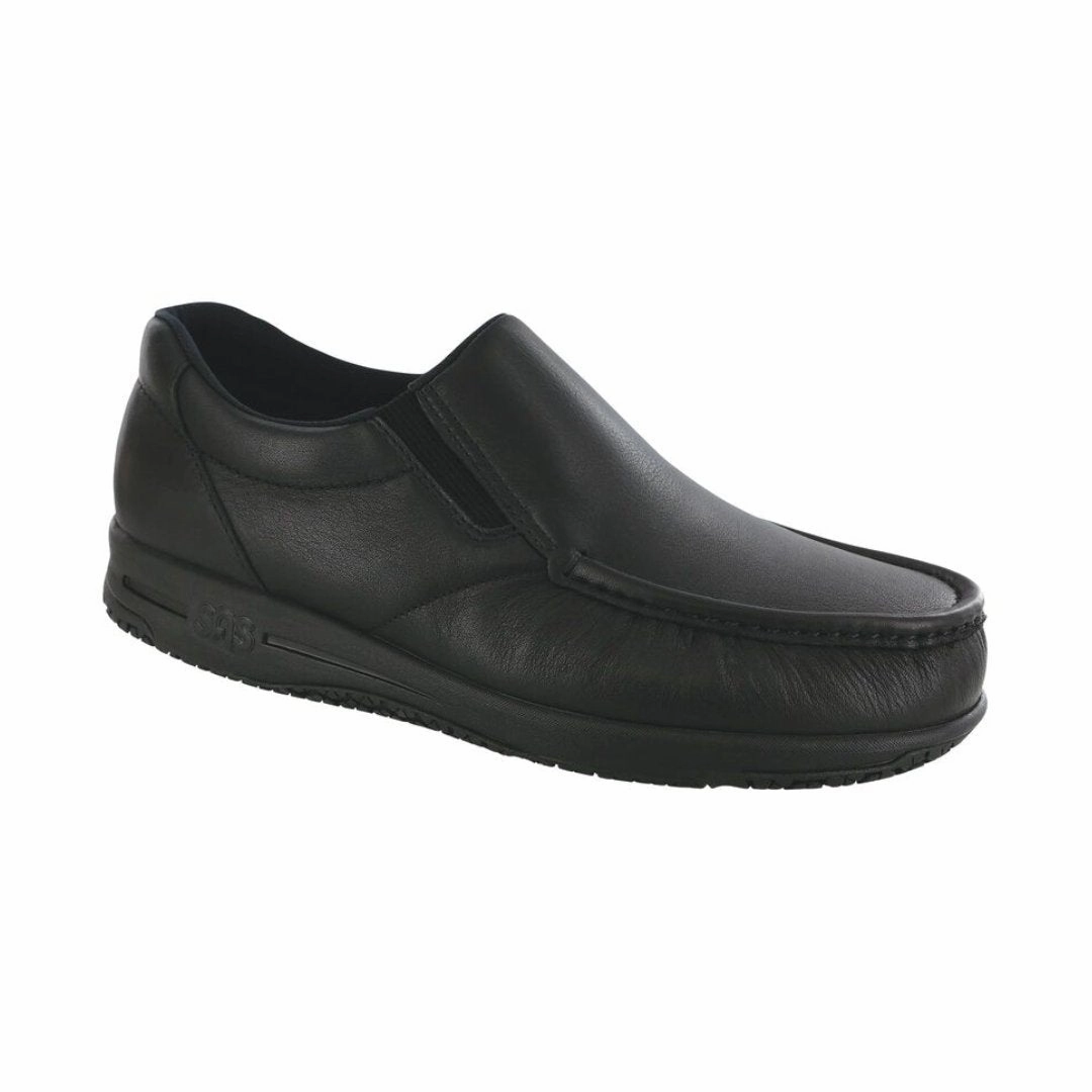 QuickReleaseClosure Craft Edge SAS Men's Navigator Non Slip Loafer - Matte Black