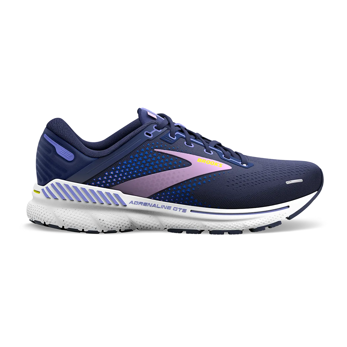 Woven Upper Brooks Adrenaline GTS 22 - Peacoat - Blue Iris - Rhapsody