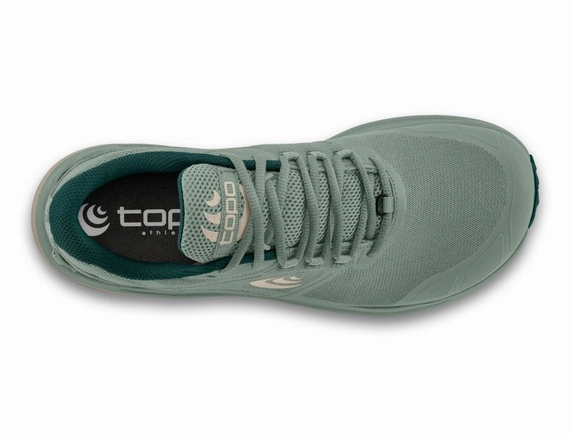 Topo Athletic Women's Terraventure 4 (Wide Width) - Sage/Tan Pain Relief