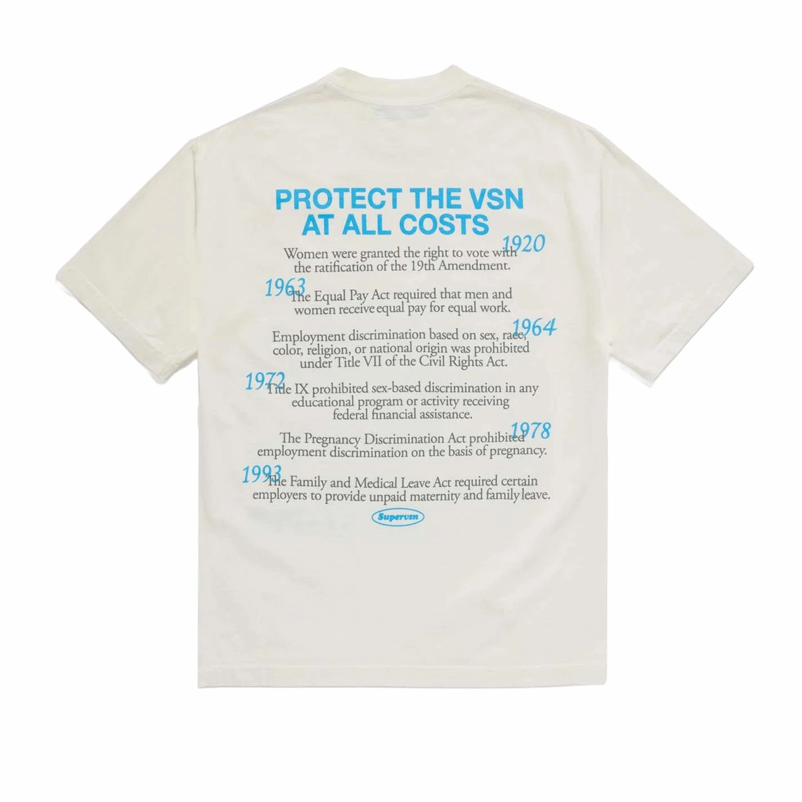 MultiPurposePockets MicroPerforatedTexture Supervsn My Sisters Keeper Short Sleeve Tee 'Bone'