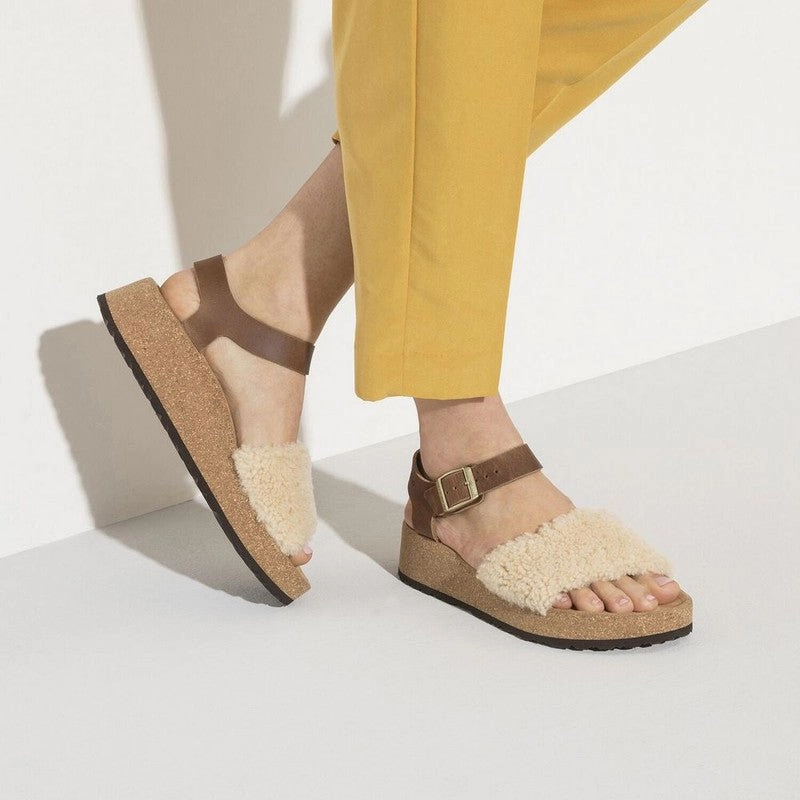 Active Look Birkenstock Women's Papillio Glenda - Teddy Cognac