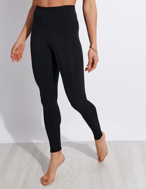 Cozy Comfort Minimalist Style Dance Practice FLOAT High Waisted Legging - Black