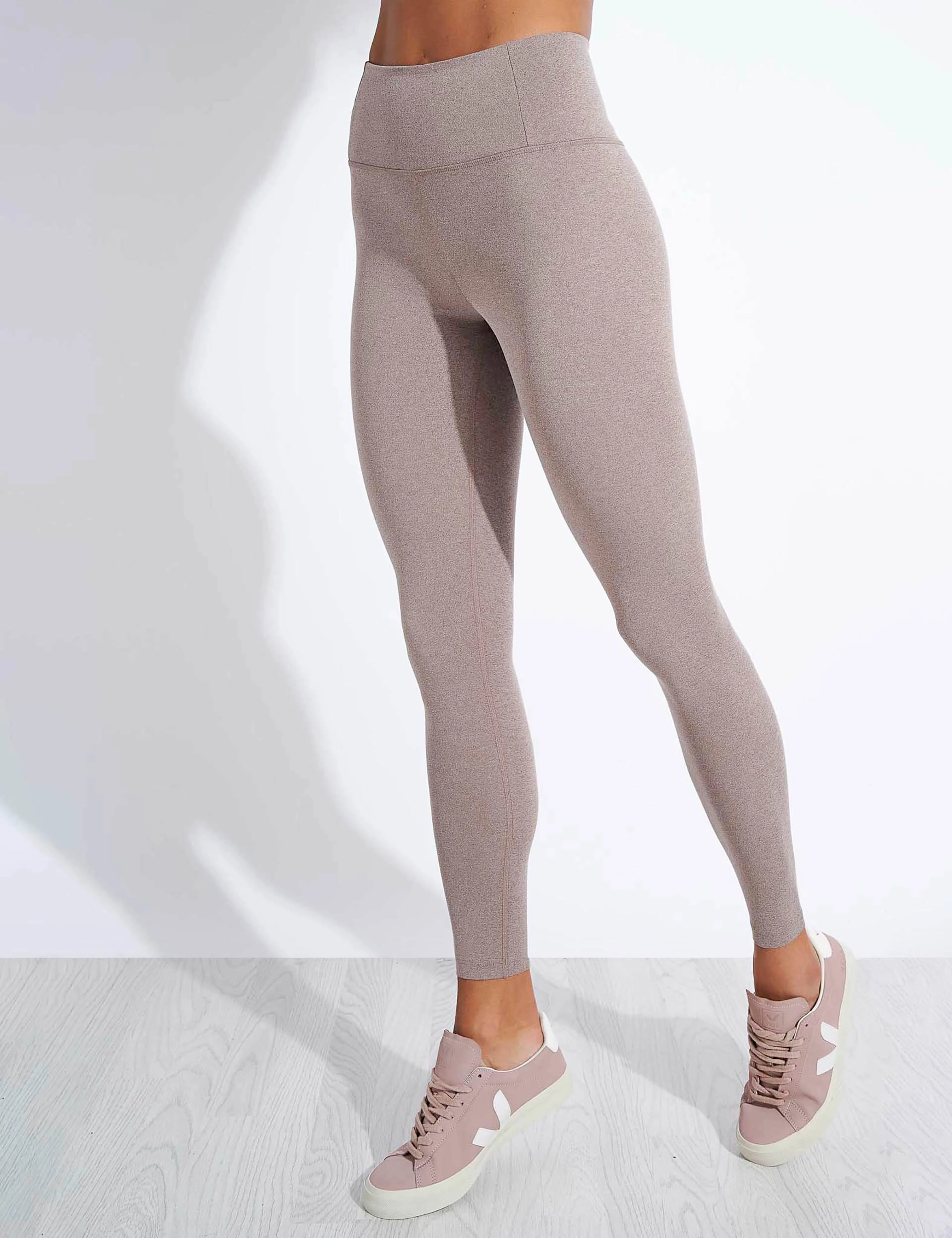 Smooth Style Eco Shopper Yoga Class FLOAT High Waisted Legging - Cocoon Heather