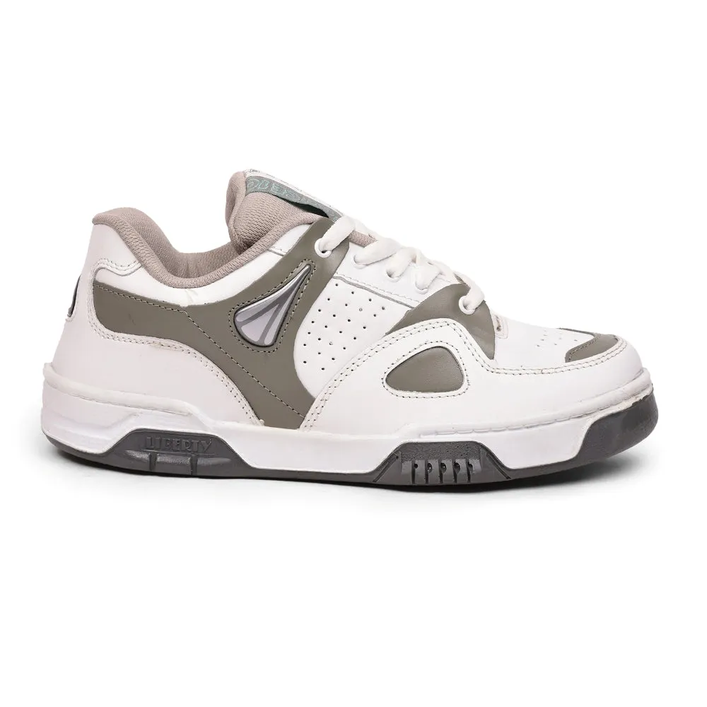 pre - run warm - up moisture - wicking tops Force 10 Casual Grey Lacing Sneakers For Men DUPLAY NEW By Liberty