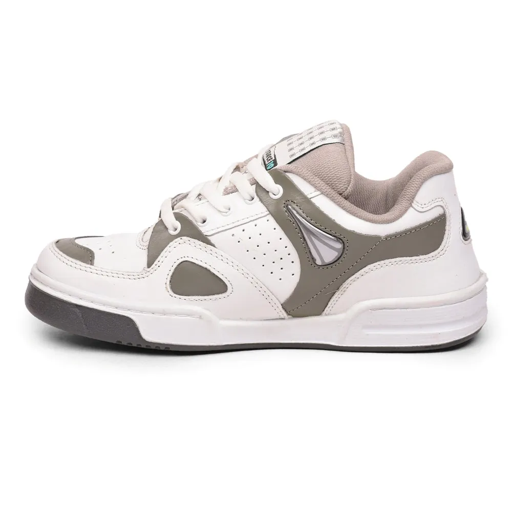 Force 10 Casual Grey Lacing Sneakers For Men DUPLAY NEW By Liberty Design-led Heat Sealed Seams