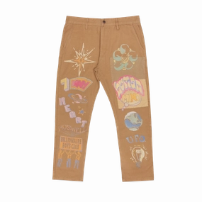 Billionaire Boys Club BB Wordly Pant 'Latte' Ultraviolet Protection Fantasy Mood