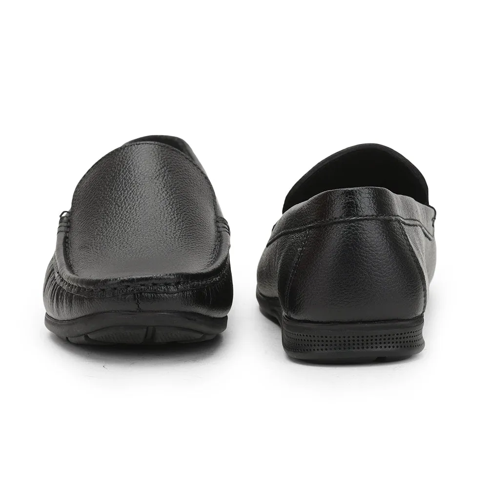 Synthetic Overlay road - to - trail running shoes Fortune (Black) Casual Loafer Shoes For Men HOL-106 By Liberty