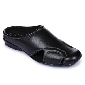 Stretch Workout narrow - fit running shoes Fortune Black Casual Slip-on Mules For Men J-153 By Liberty