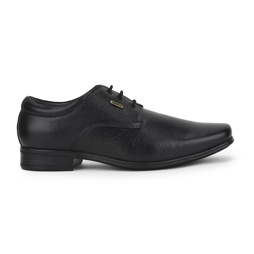 Fortune (Black) Formal Lace Up Derby Shoes For Men Uvl-305 By Liberty color - coordinated shoes socially - responsible