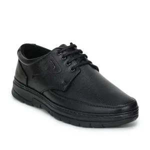 Pressure Relief Fortune Black Formal Lace Up Shoes For Men ER-35 By Liberty