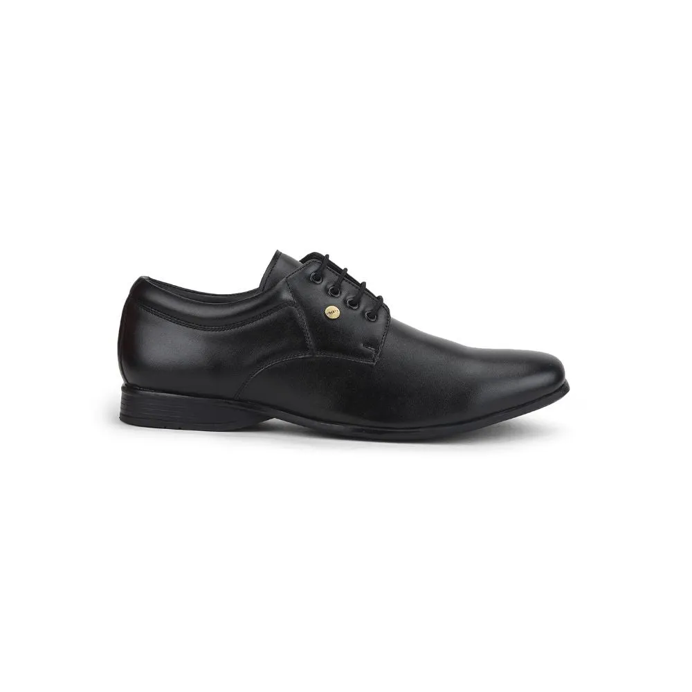 Breathable Vamp Design Responsive Bounce Cushioning Fortune (Black) Formal Lace Up Shoes For Men Robert-2 By Liberty