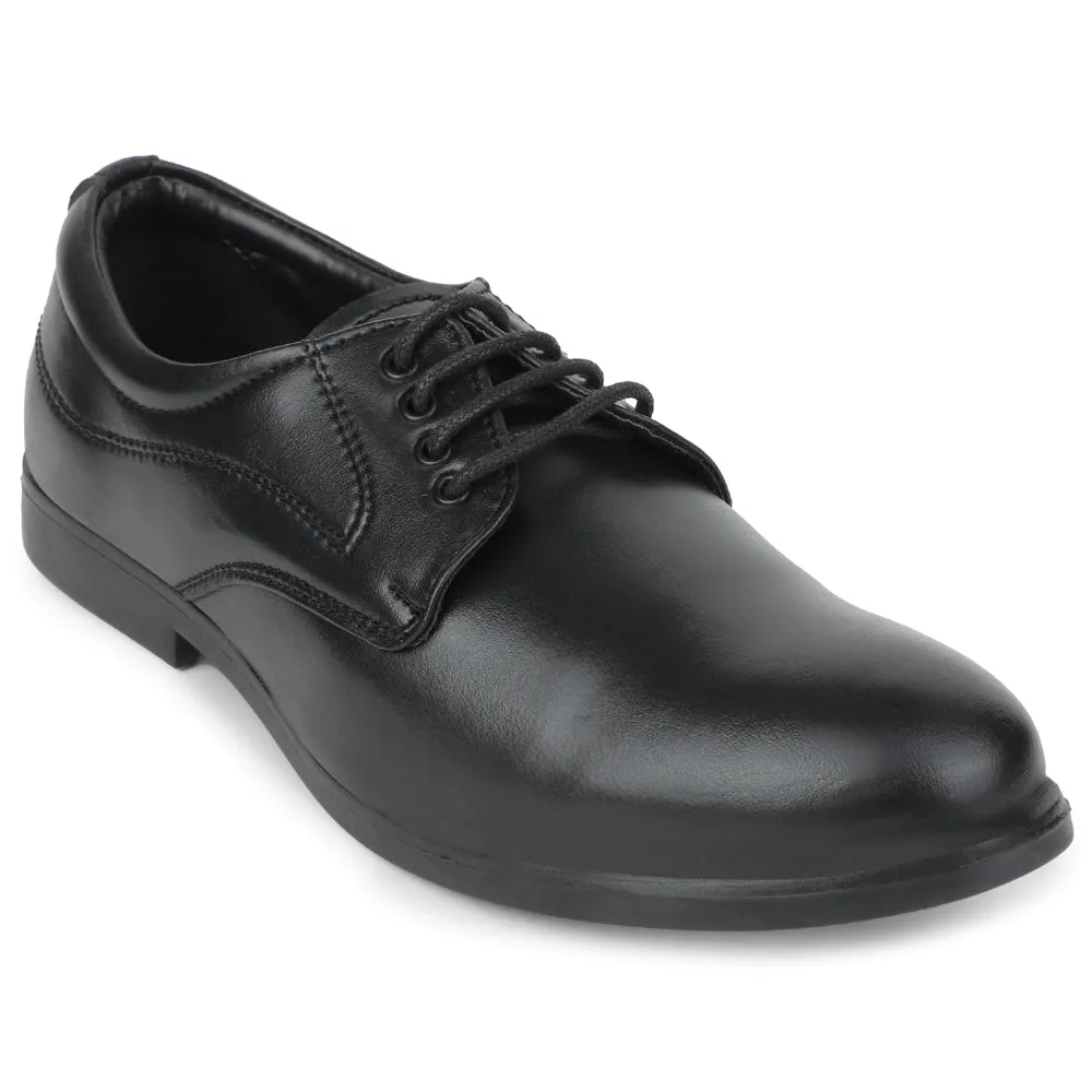 Fortune Black Formal Lacing Derby Shoes For Men MAJESTIC-1 By Liberty interval - training road - ready