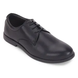 Fortune Black Formal Lacing Derby Shoes For Men MONTRICH-E By Liberty Odor Control Fabric