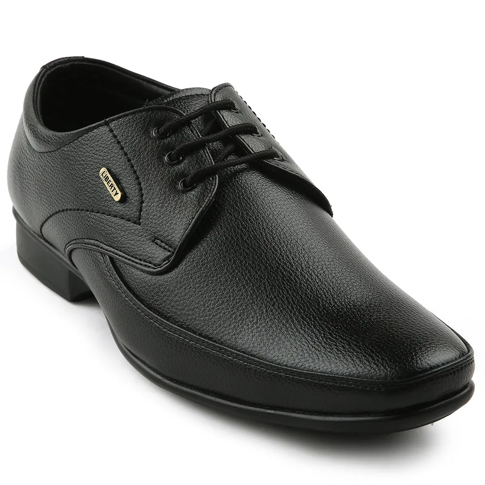 travel - friendly shoe perk Stability Pods Fortune Black Formal Lacing Oxford Shoes For Men H202-01 By Liberty