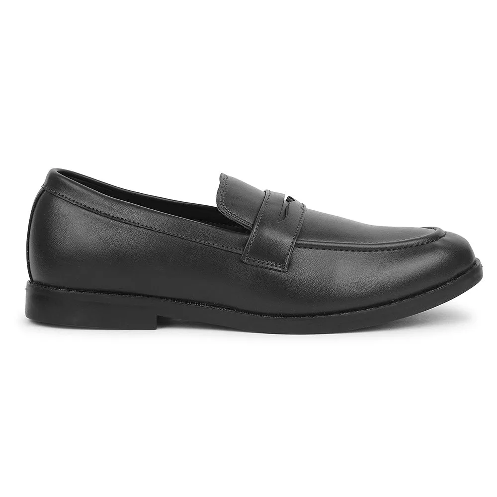 environment - specific shoes Fortune Black Non Lacing Formal Shoes For Men MAJESTIC-2 By Liberty