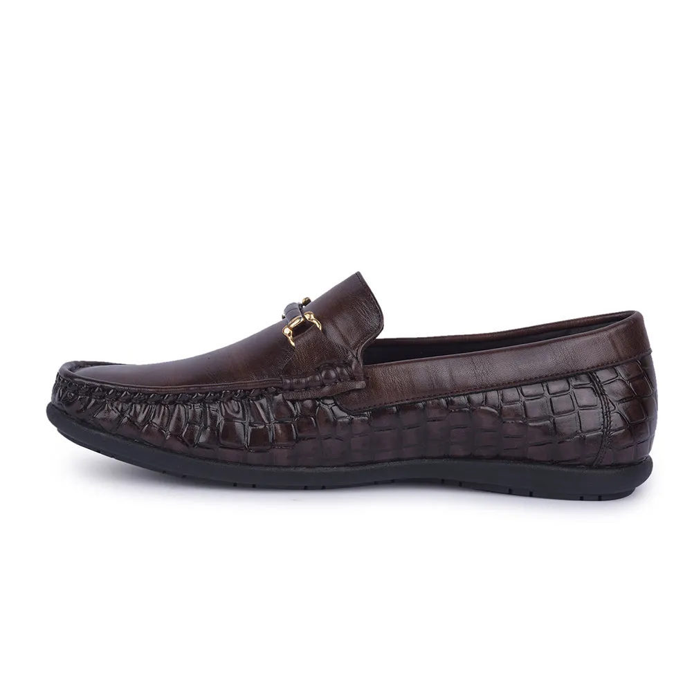 Strobel Last Design Strategic Padding Placement Fortune Brown Casual Non Lacing Shoes For Men OSL19 By Liberty