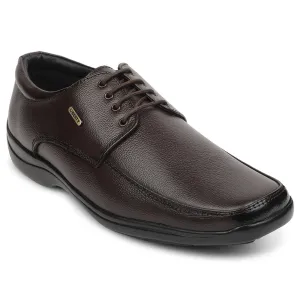 Fortune Brown Formal Lacing Derby Shoes For Men REL-1 By Liberty running in rural areas incline running shoes