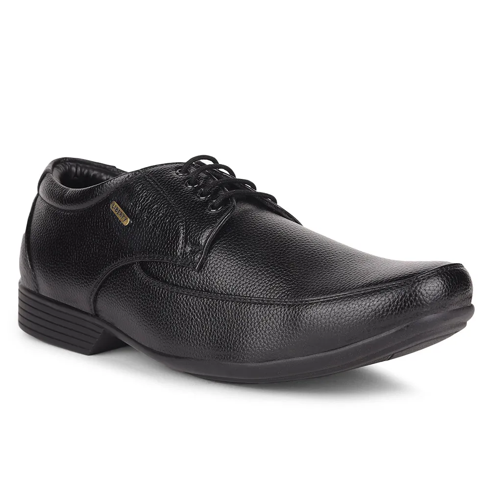mud running gear Fortune By Liberty HIL-10 Formal Derby Shoes For Men - Black