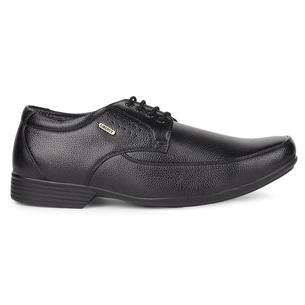 Fortune By Liberty HIL-10 Formal Derby Shoes For Men - Black stylish running shoes
