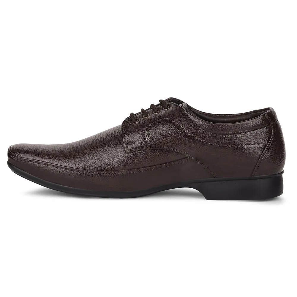 running for a way to stay ahead of the game memory foam shoes Fortune By Liberty HIL-7 Formal Derby Shoes For Men - Brown