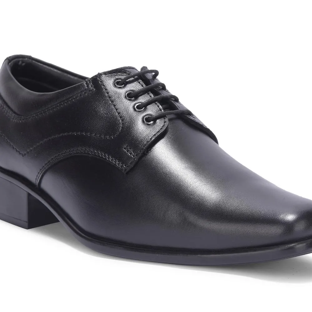 Fortune By Liberty Men HIL-3 Black Formal Lacing Derby Shoes suitable for training programs traction - grip - feature shoes