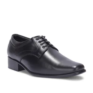 Fortune By Liberty Men HIL-3 Black Formal Lacing Derby Shoes mid - top shoes