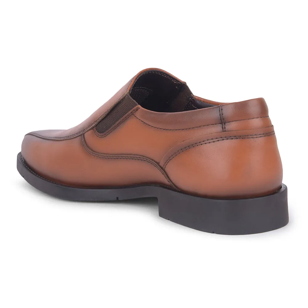 Fortune By Liberty Mens ECO-4E Tan Casual Non Lacing Shoes road - running herringbone outsole shoes