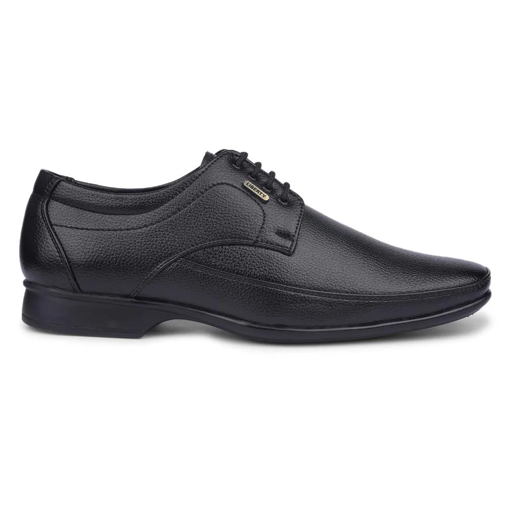 Fortune By Liberty Mens HIL-7 Black Formal Lacing Shoes Metatarsal - support