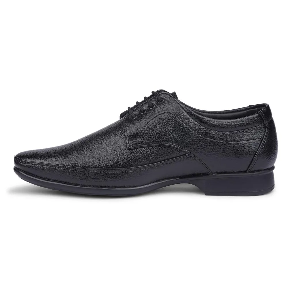weekday run shoes Fortune By Liberty Mens HIL-7 Black Formal Lacing Shoes