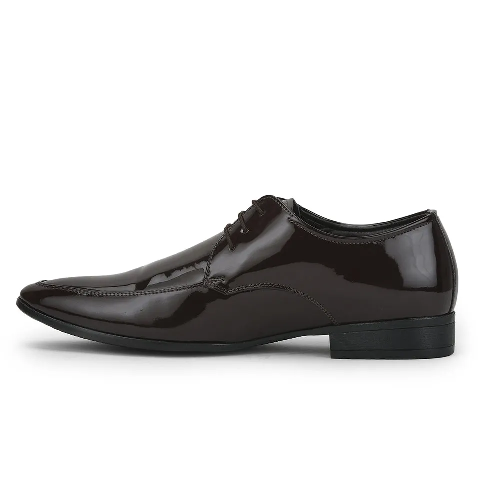 Fortune Lacing Brown Formal Shoes For Men JPL-242 By Liberty Ventilated Airflow Design low - cut