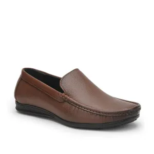 Wide base stability Fortune (Tan) Casual Loafer Shoes For Men HOL-106 By Liberty