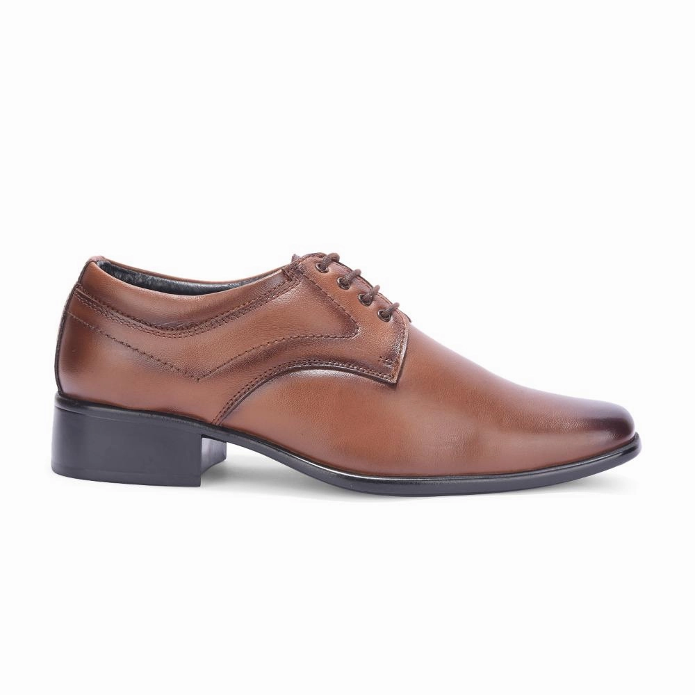 All - Purpose Use Fortune By Liberty Men HIL-3 Tan Formal Lacing Derby Shoes