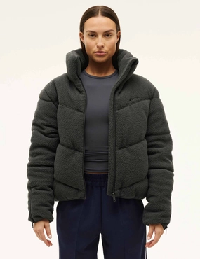 Ethically Sourced Material Fortune Sherpa Jacket - Marine Blue