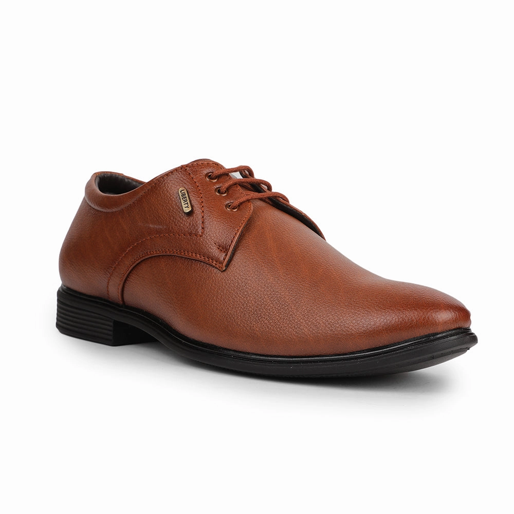 Fortune Tan Formal Lacing Derby Shoes For Men HOL-130E By Liberty sailing shoes Superior Comfort