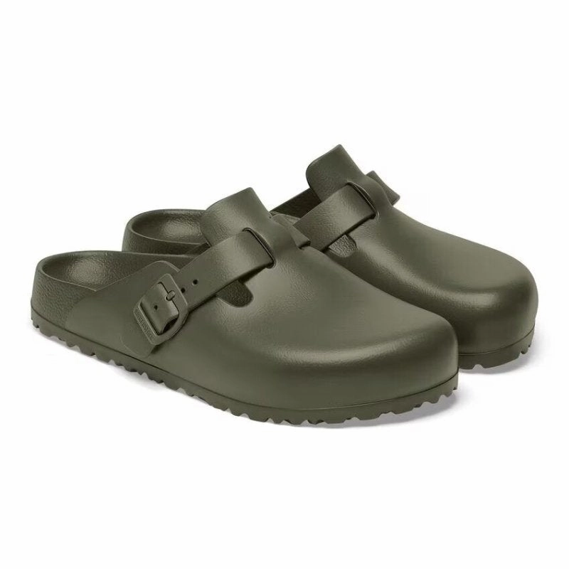 Birkenstock Women's Boston Essentials - Khaki EVA Trust Glow