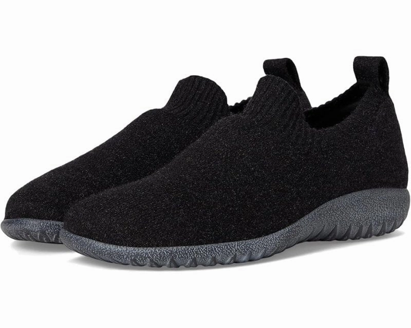 Naot Women's Nuku - Black Knit Streetwear Style