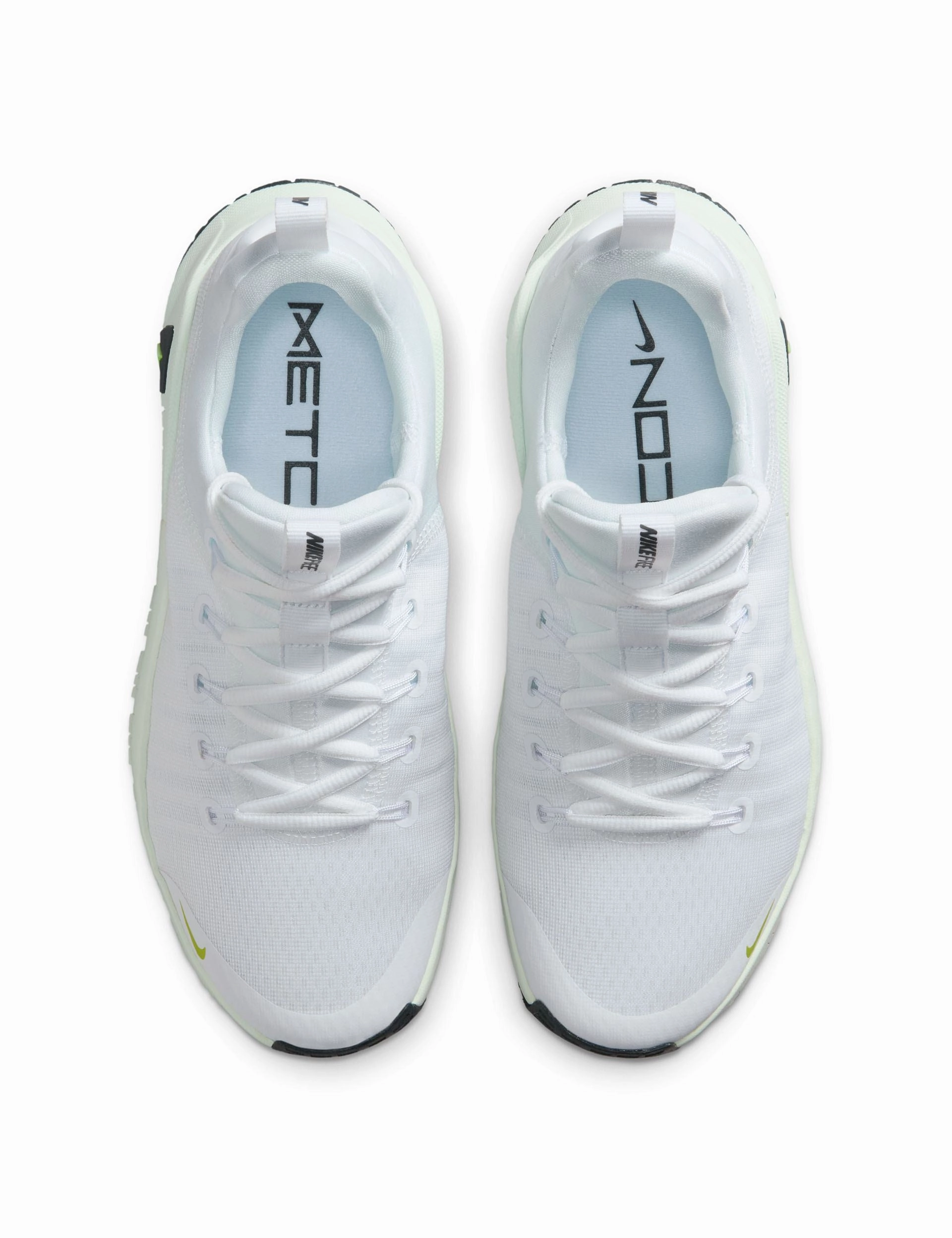 Narrow Toe Box Odor control Free Metcon 6 Shoes - White/Cyber/Barely Green