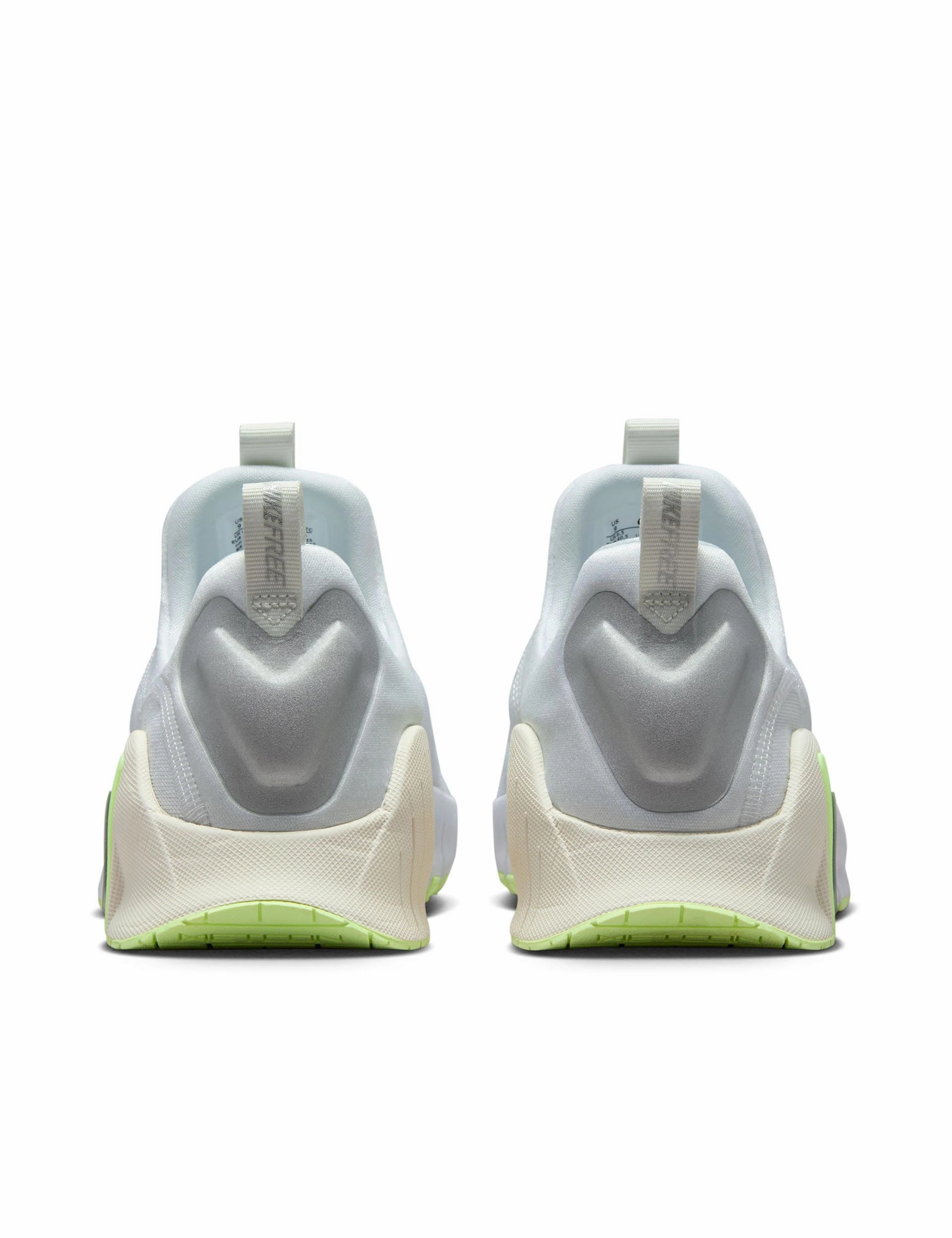 buckle - strap shoes Free Metcon 6 Shoes - White/Metallic Silver/Barely Volt/Sail