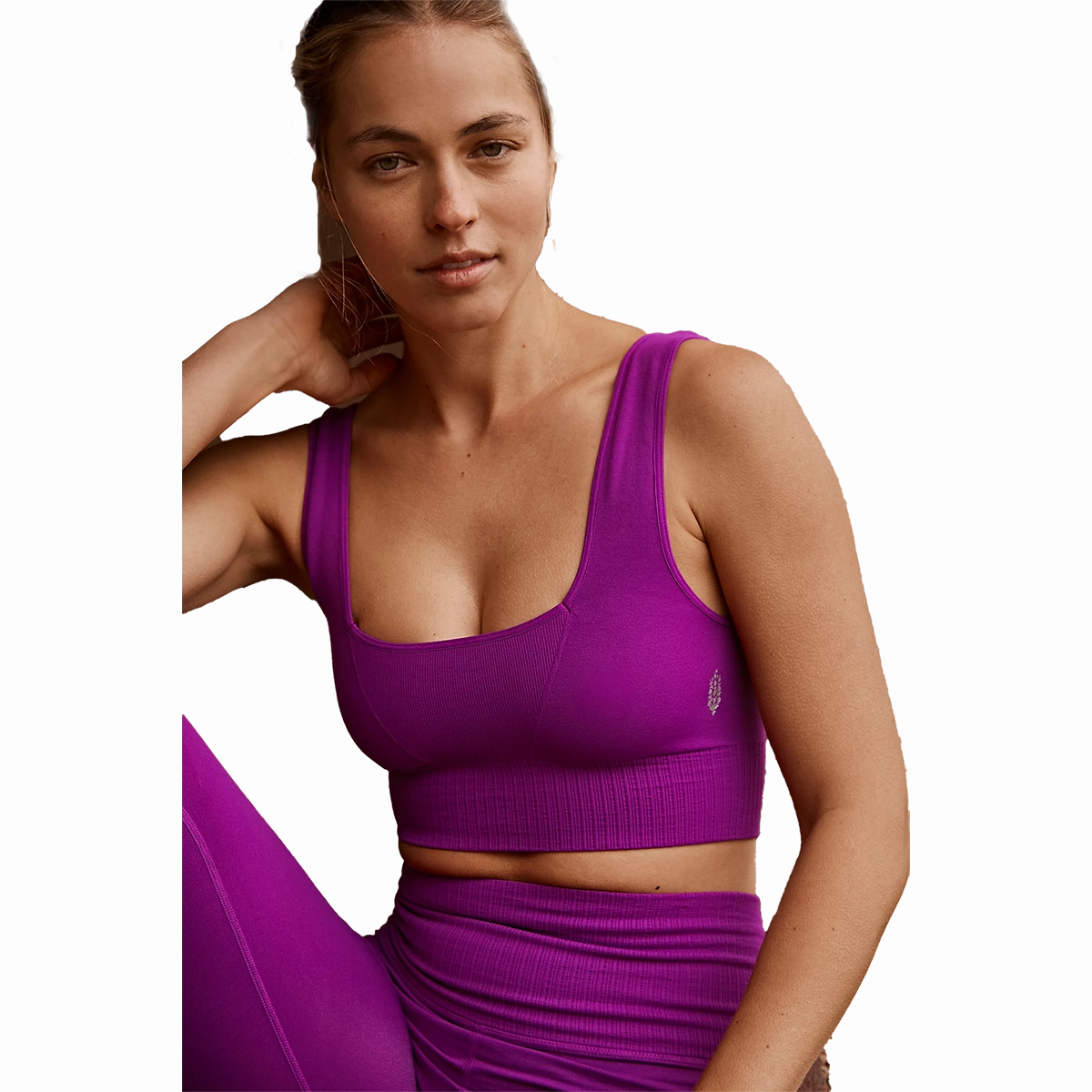 Customizable Free People Square Neck Good Karma Bra