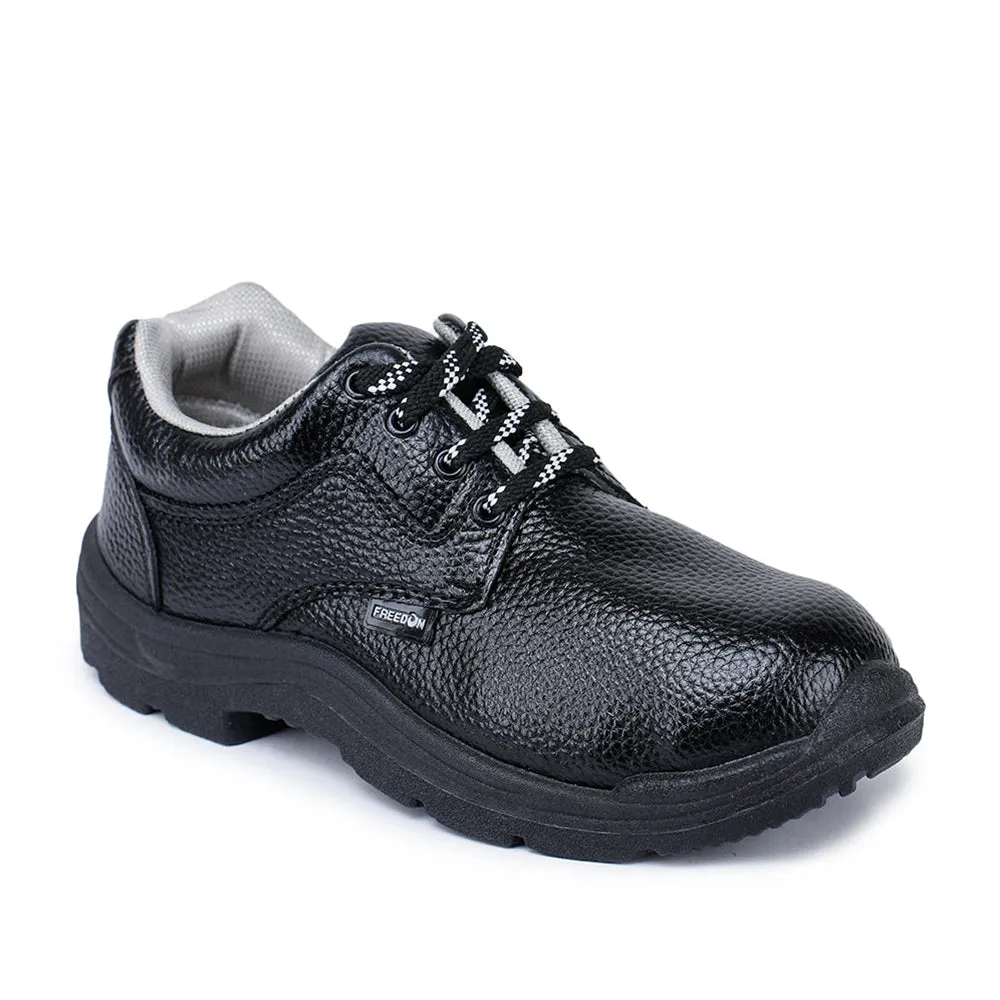 Knee support Heat Dissipating Upper Freedom Casual (Black) Safety Marked Steel Toe Shoes VIJYATA-1A By Liberty